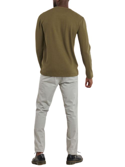 T-shirt manica lunga a nido d'ape Boss Orange | 50520725342